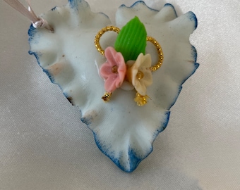 Marzipan Sweet  Handmade Heart - Gift Set Baby Blue