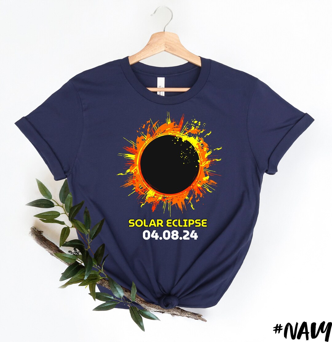 Solar Eclipse 2024 Shirt, Sun Moon Totality 2024 T-shirt, 4.8.2024 ...