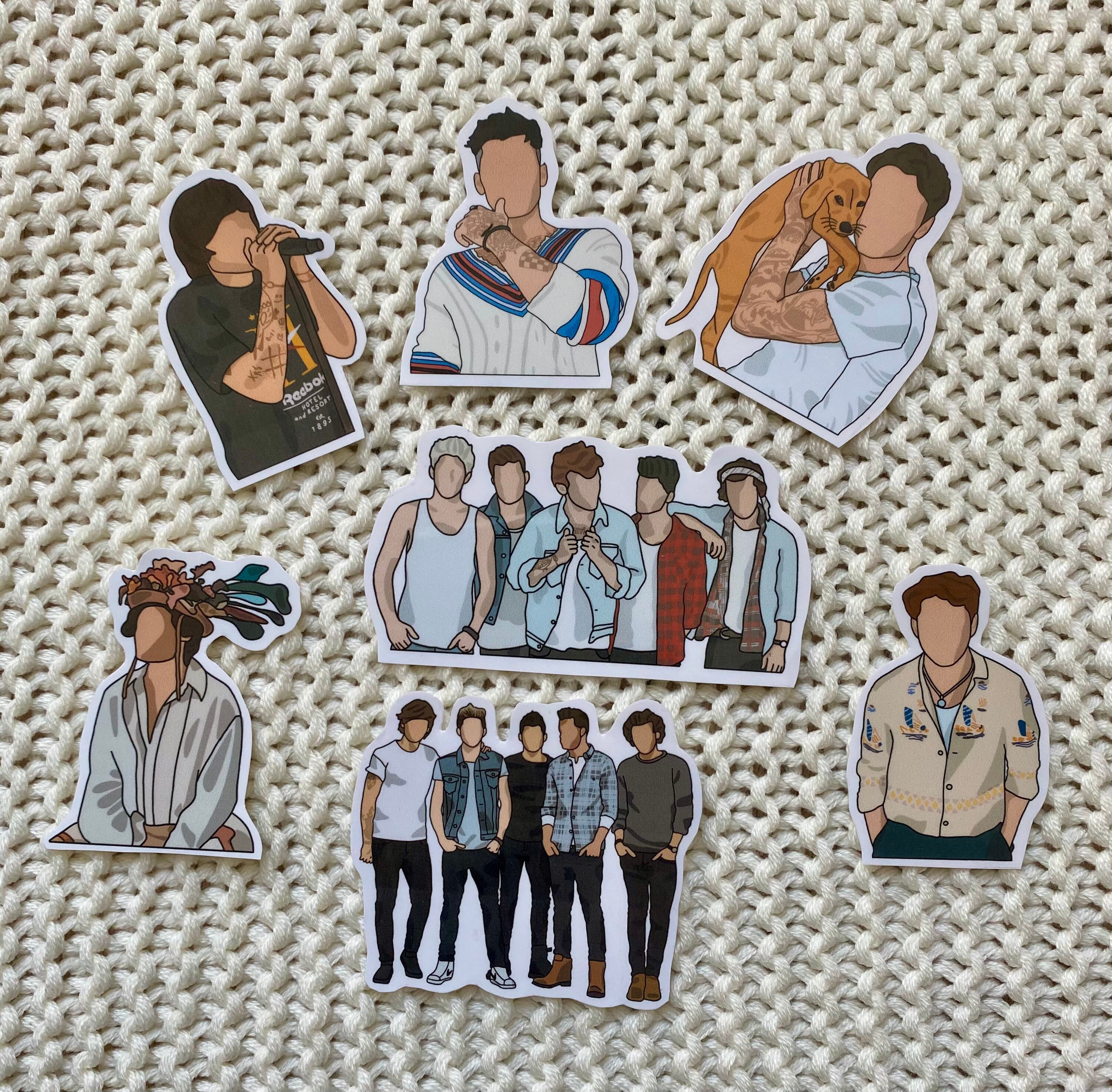 one direction sticker set etsy