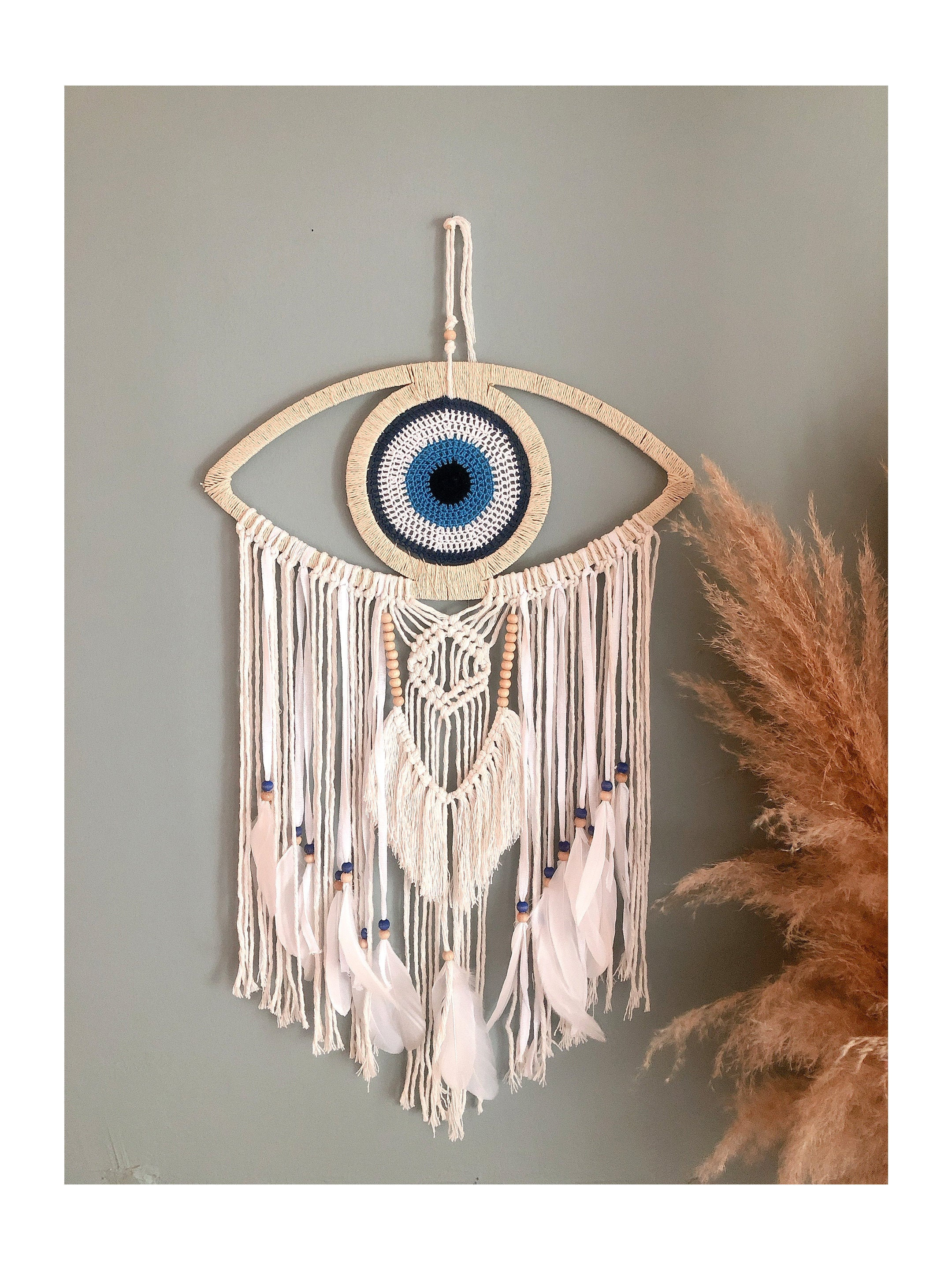 Macrame evil eye sale