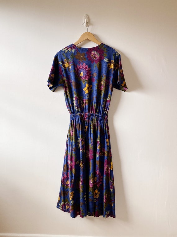 Vintage 90s Floral Dress | Eddie Bauer Knit Flora… - image 8