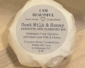Goat Milk & Honey Sensitive Skin Cleansing Bar