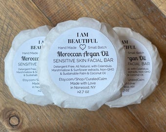 Moroccan Argan Oil Sensitive Skin Facial Bar