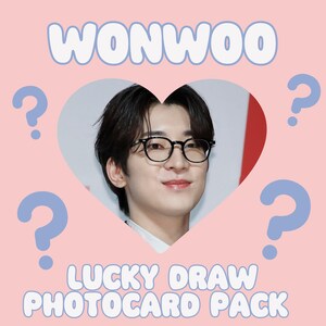 wonwoo lucky draw photocard pack