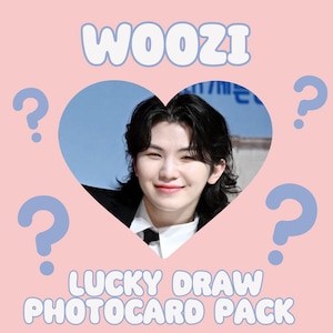 woozi lucky draw photocard pack