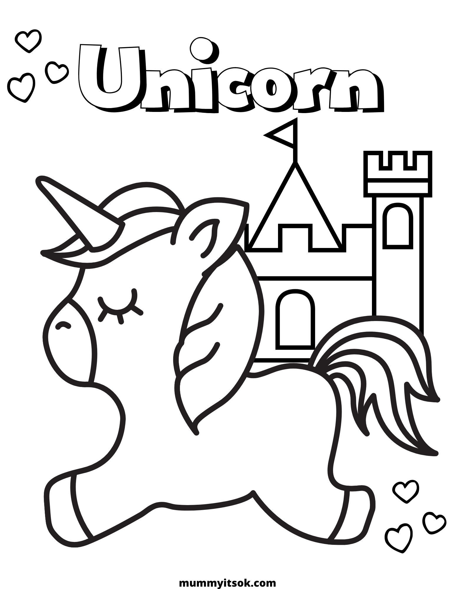 Unicorn Colouring Book Digital Download | Etsy