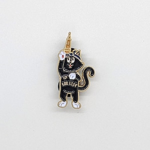 Tupac ShaPURR Enamel Pin: Rapper Cat Lapel Pin