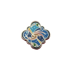 NASA Fermi Gamma-ray Space Telescope Mission - Active Galaxies Enamel Pin