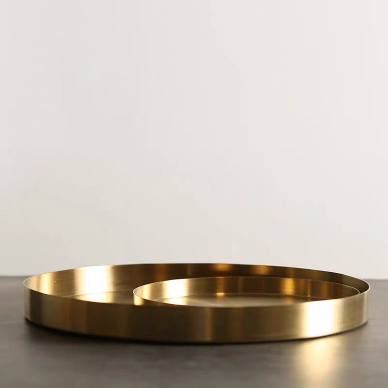 Round Brass Tray image 6