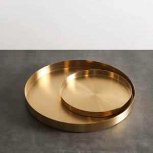 Round Brass Tray image 3