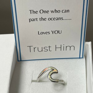 White Opal Wave Ring