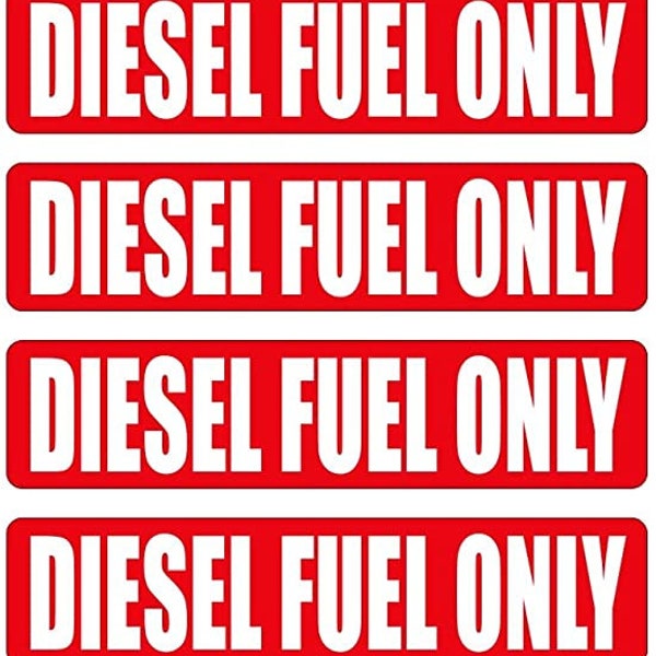 Diesel Fuel Only Decals Etsy