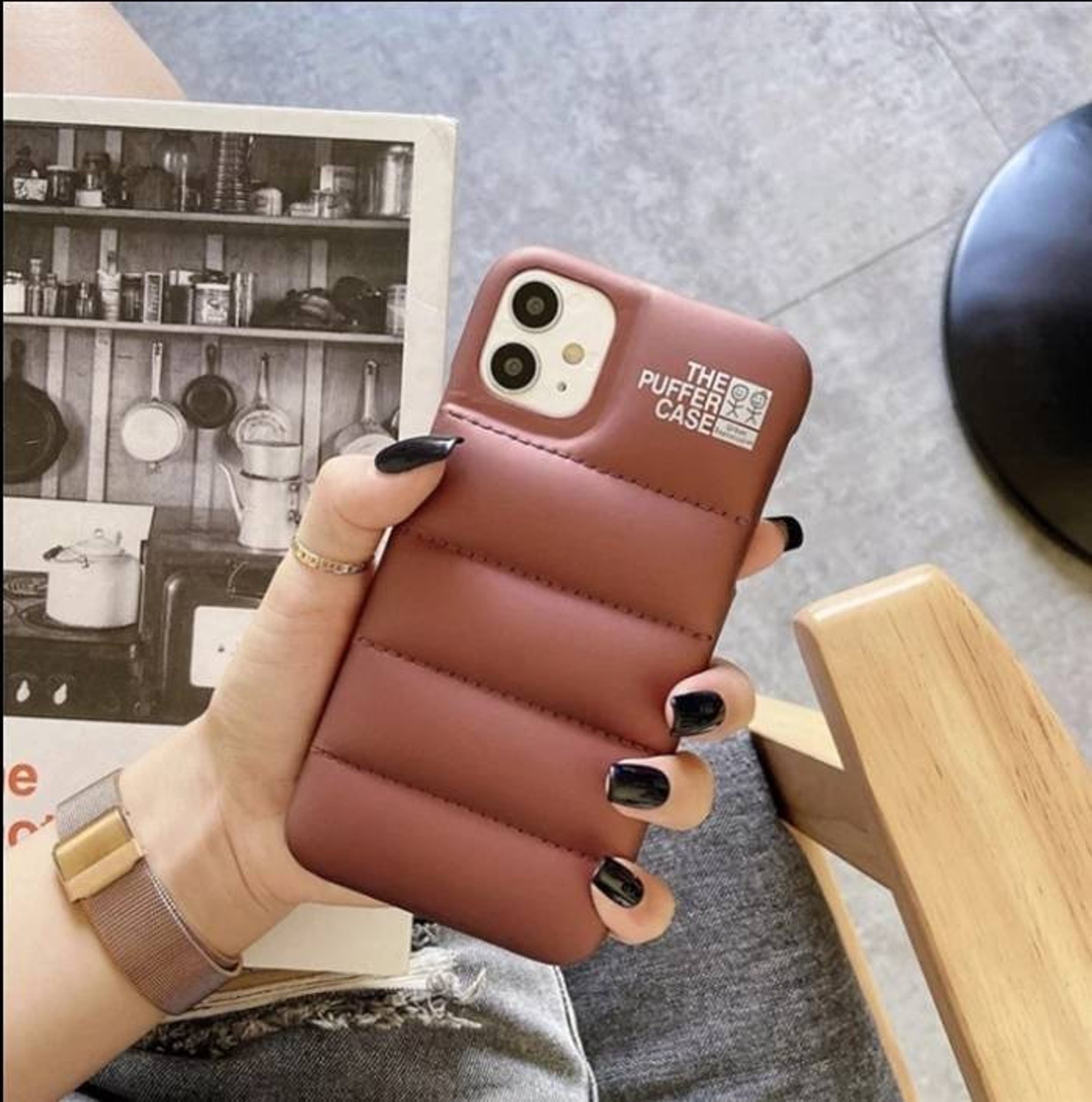 The Puffer Iphone Case the Puffer Case Iphone Soft Silicone | Etsy UK