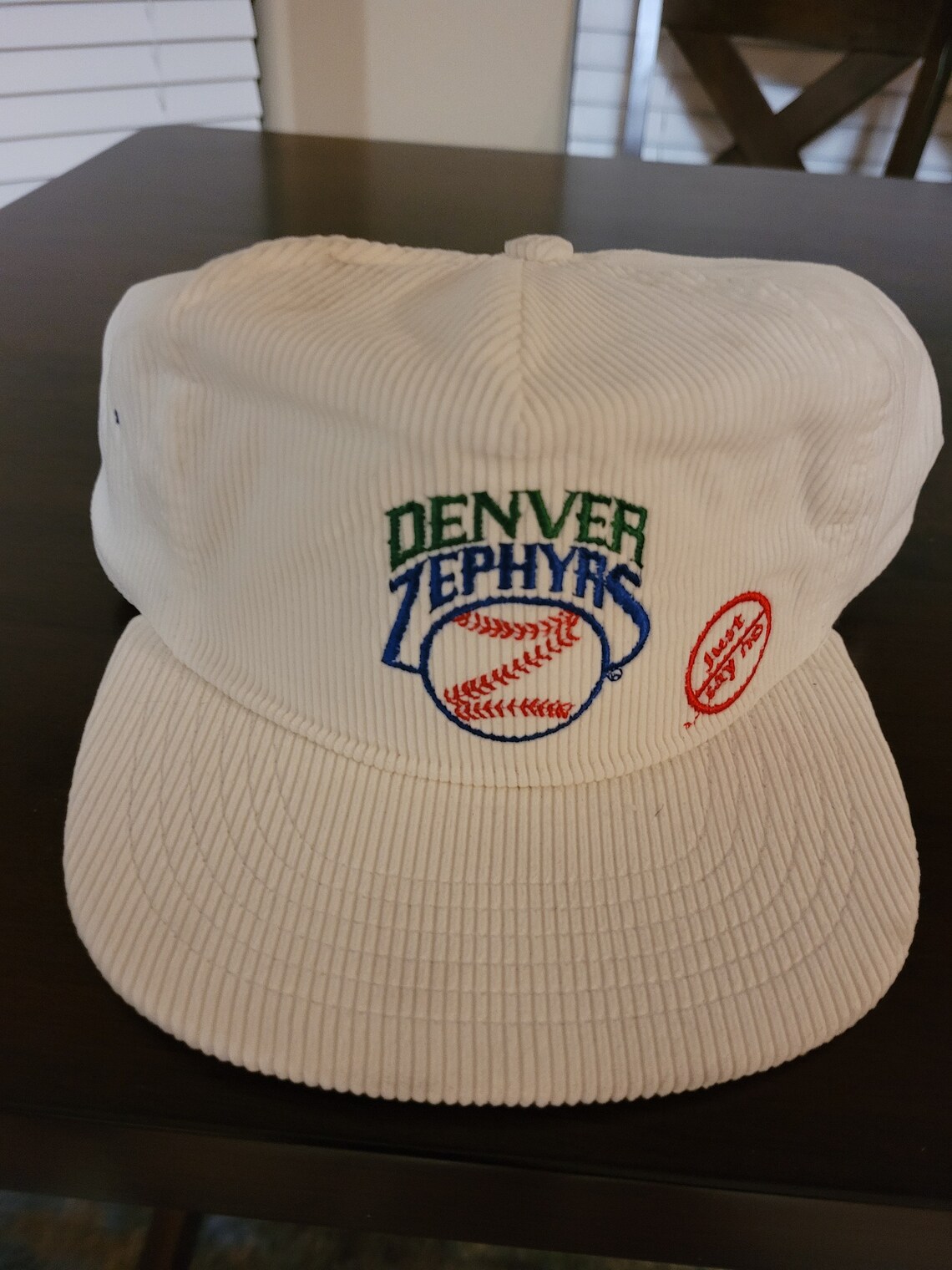 Rare White Denver Zephyr's Promo Hat Etsy
