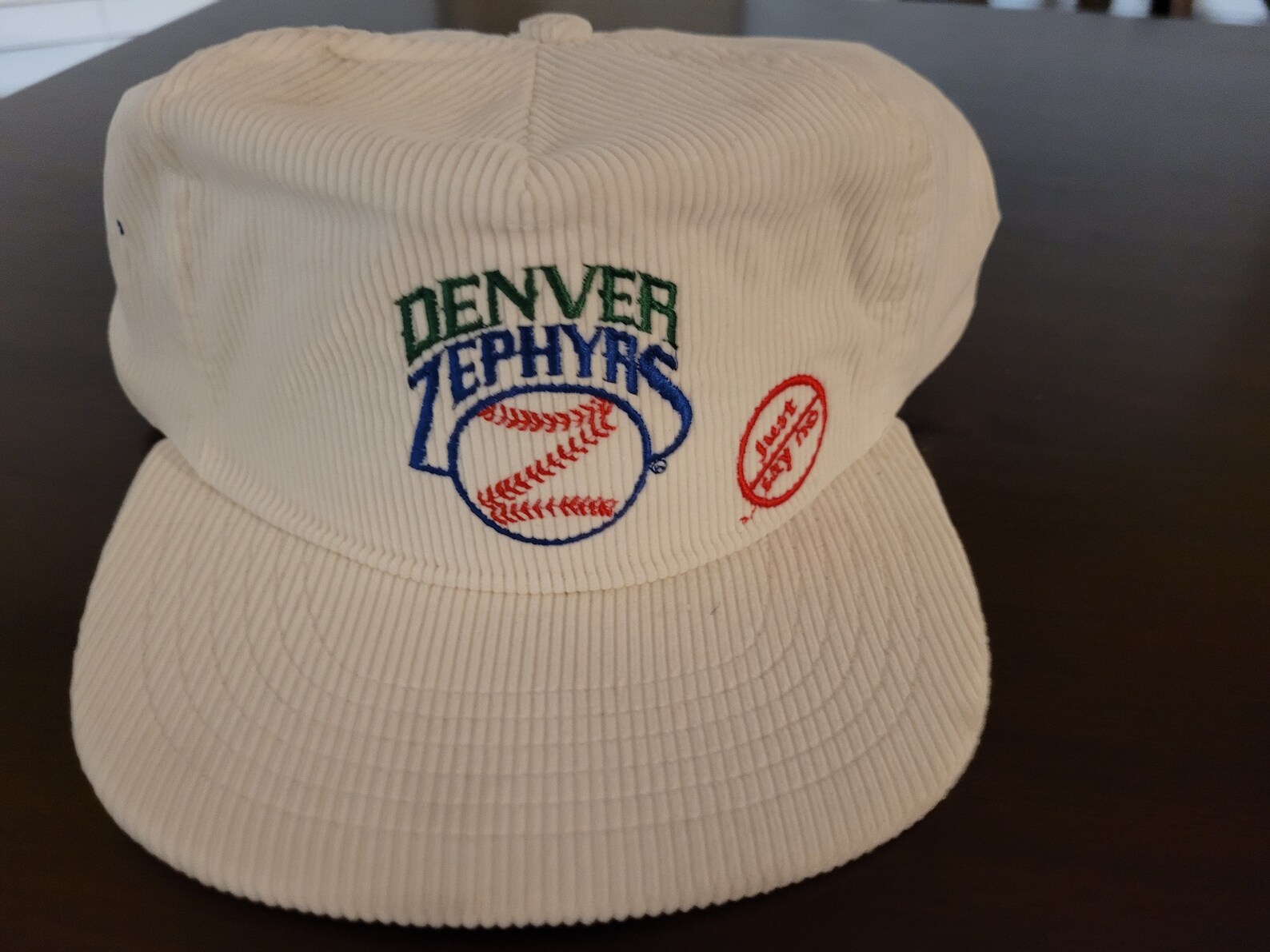 Rare White Denver Zephyr's Promo Hat Etsy