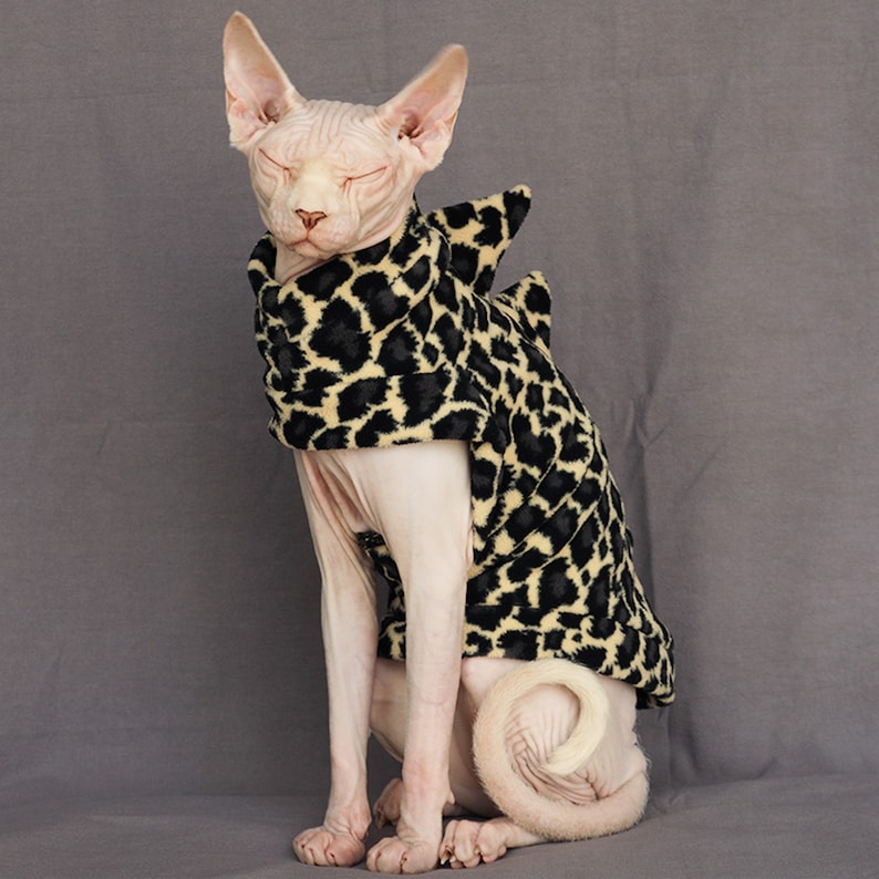 Sphynx Cat Clothes Winter Cat Jumper Cat Romper Catsuit Etsy