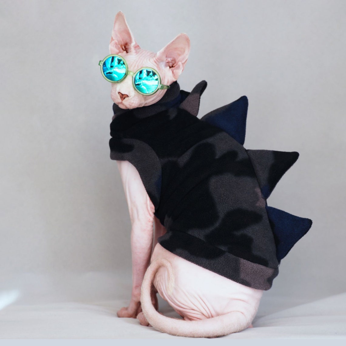 Sphynx Cat Clothes Winter Cat Jumper Cat Romper Catsuit Etsy