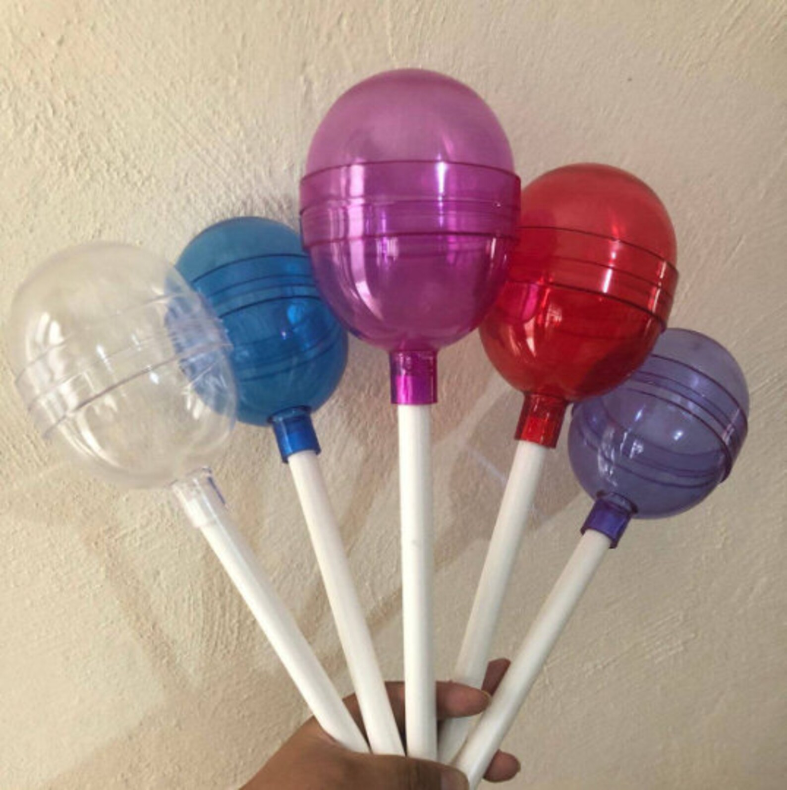 Acrilic JUMBO Clear Pink Lollipop Container Candy Jar Etsy