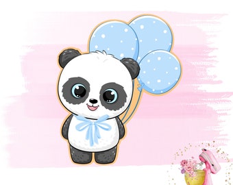 Panda 1 Cookie Cutter - Etsy Panda 1 Cookie Cutter - Etsy