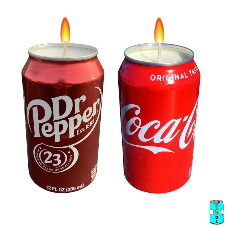 Soda Can Soy Wax Candle