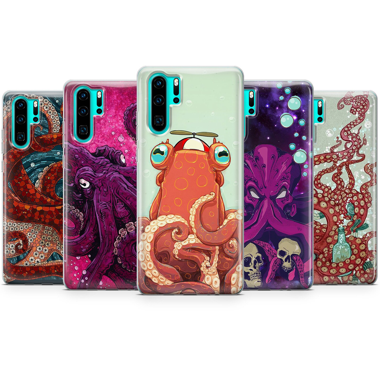 Octopus Phone Case Kraken Illustration Case for Iphone 7 8 Etsy UK