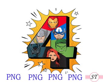 Download Avengers Birthday Svg Etsy