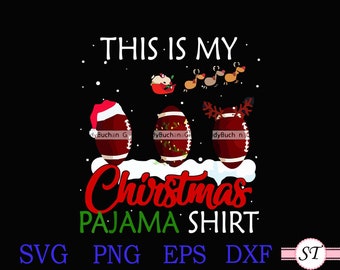 Download Christmas Pajama Svg Etsy