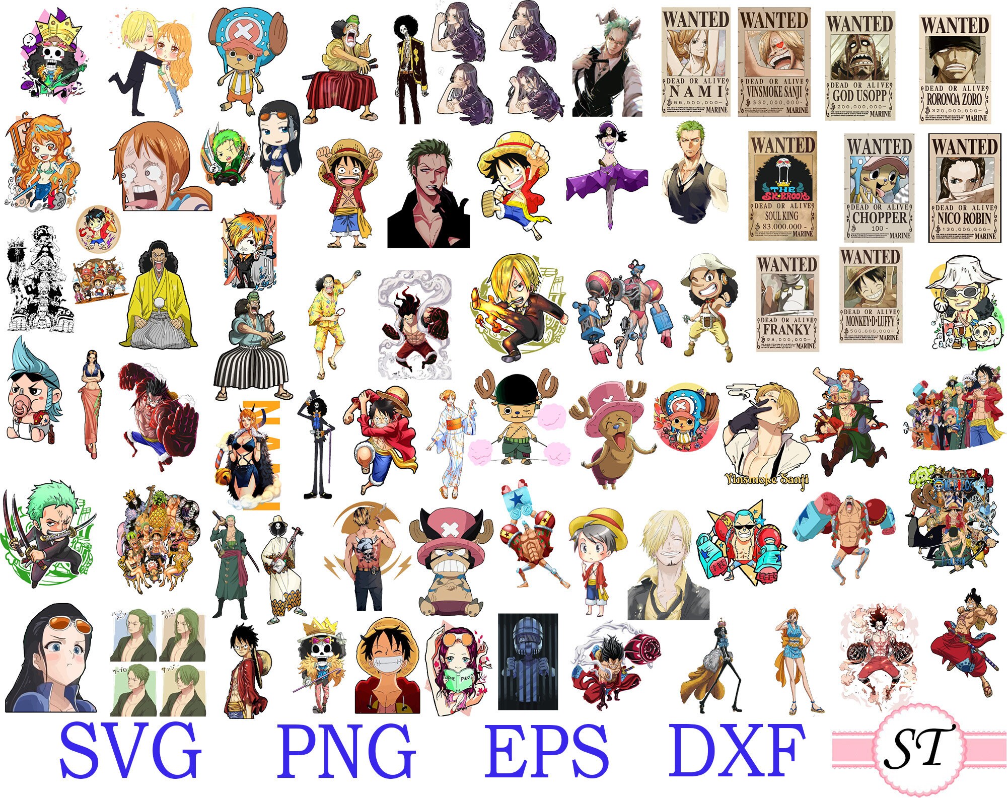 Discount 70 70 Files One Piece Bundle Svg Silhouette Cut Etsy Discount 70 70 Files One Piece Bundle Svg Silhouette Cut Etsy