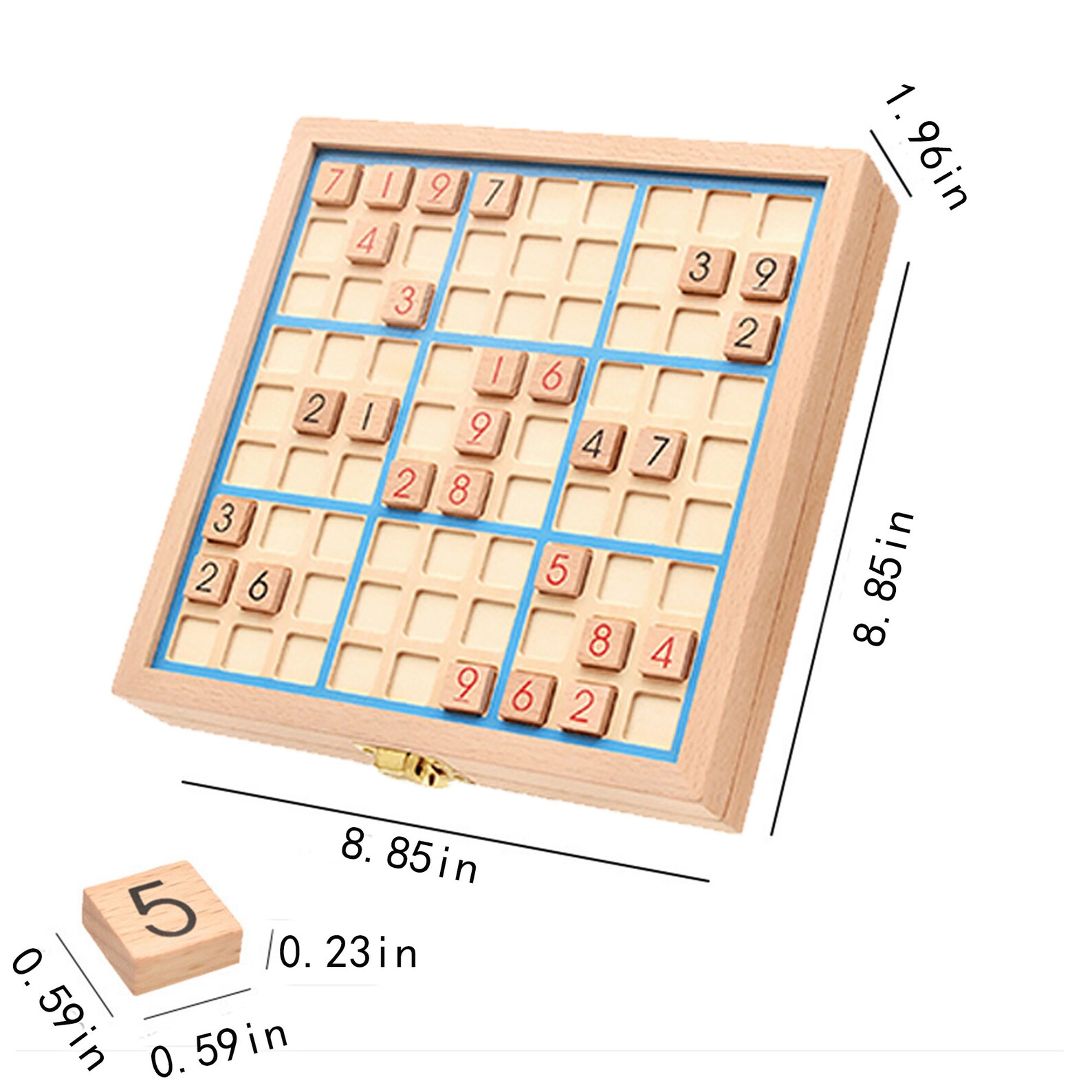 Holz Sudoku Puzzles für Erwachsene Brettspiel Sudoku mit | Etsy