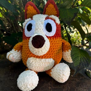 Brown/Orange Heeler Puppy Plushie
