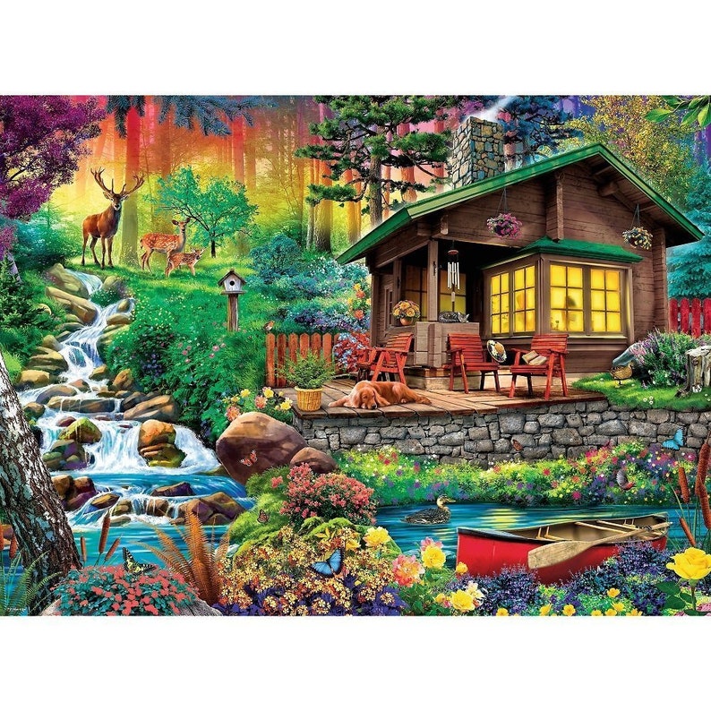 3000 Piece Jigsaw Puzzle Puzzle for Adults Colorful Puzzle Etsy
