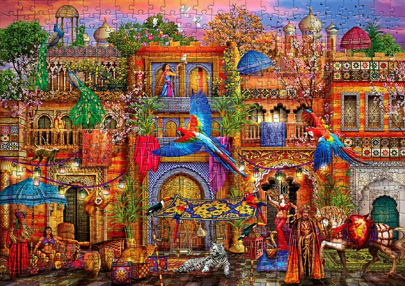 4000 Piece Jigsaw Puzzle Jigsaw Puzzle for Adults Colorful Etsy