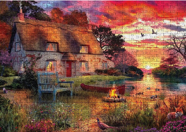 4000 Piece Jigsaw Puzzle Jigsaw Puzzle For Adults Colorful Etsy