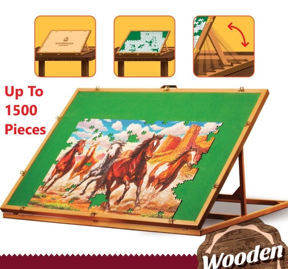 Wooden Puzzle Board Jigsaw Puzzle Board up to 1500 Pieces Jigsaw