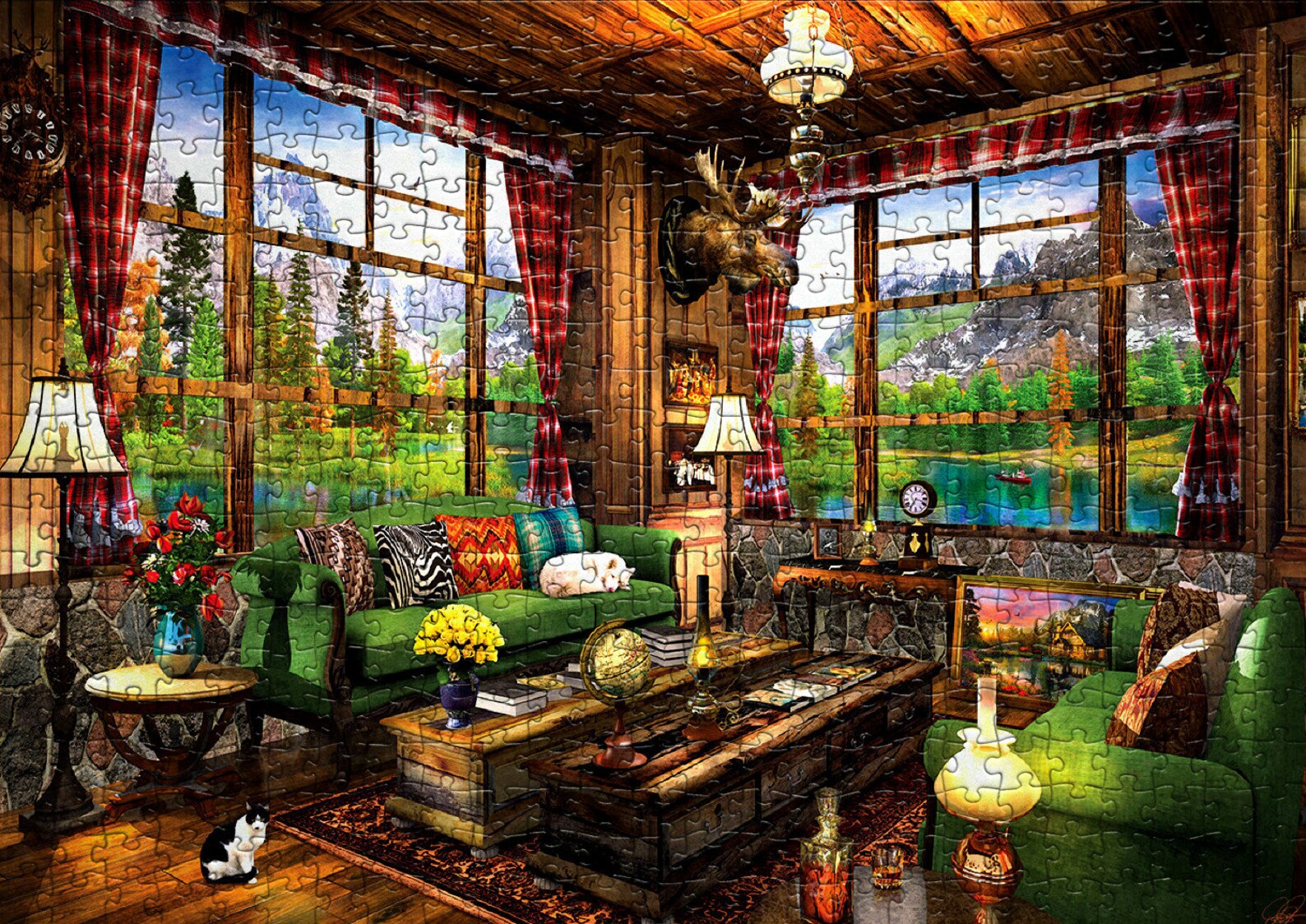 1500 Piece Jigsaw Puzzle Puzzle for Adults Colorful Puzzle - Etsy