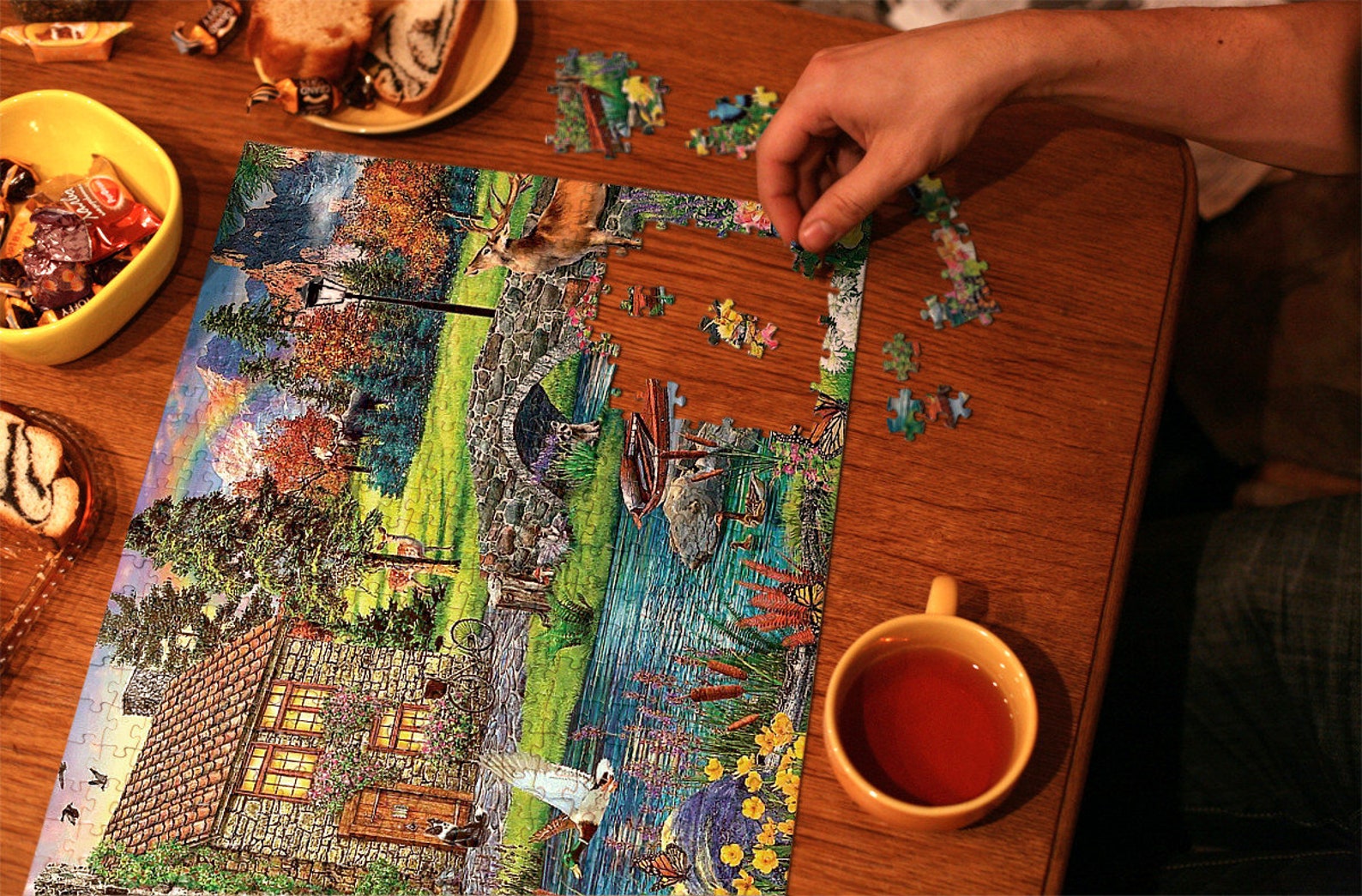 6000 Piece Jigsaw Puzzle Puzzle For Adults Colorful Puzzle | Etsy