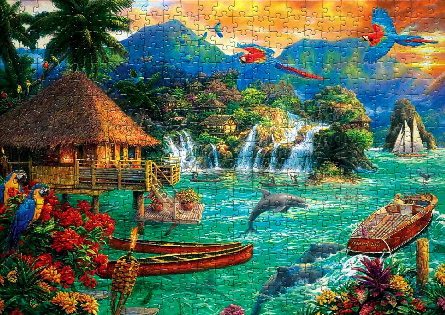 3000 Piece Jigsaw Puzzle puzzle for Adults Colorful Puzzle Etsy