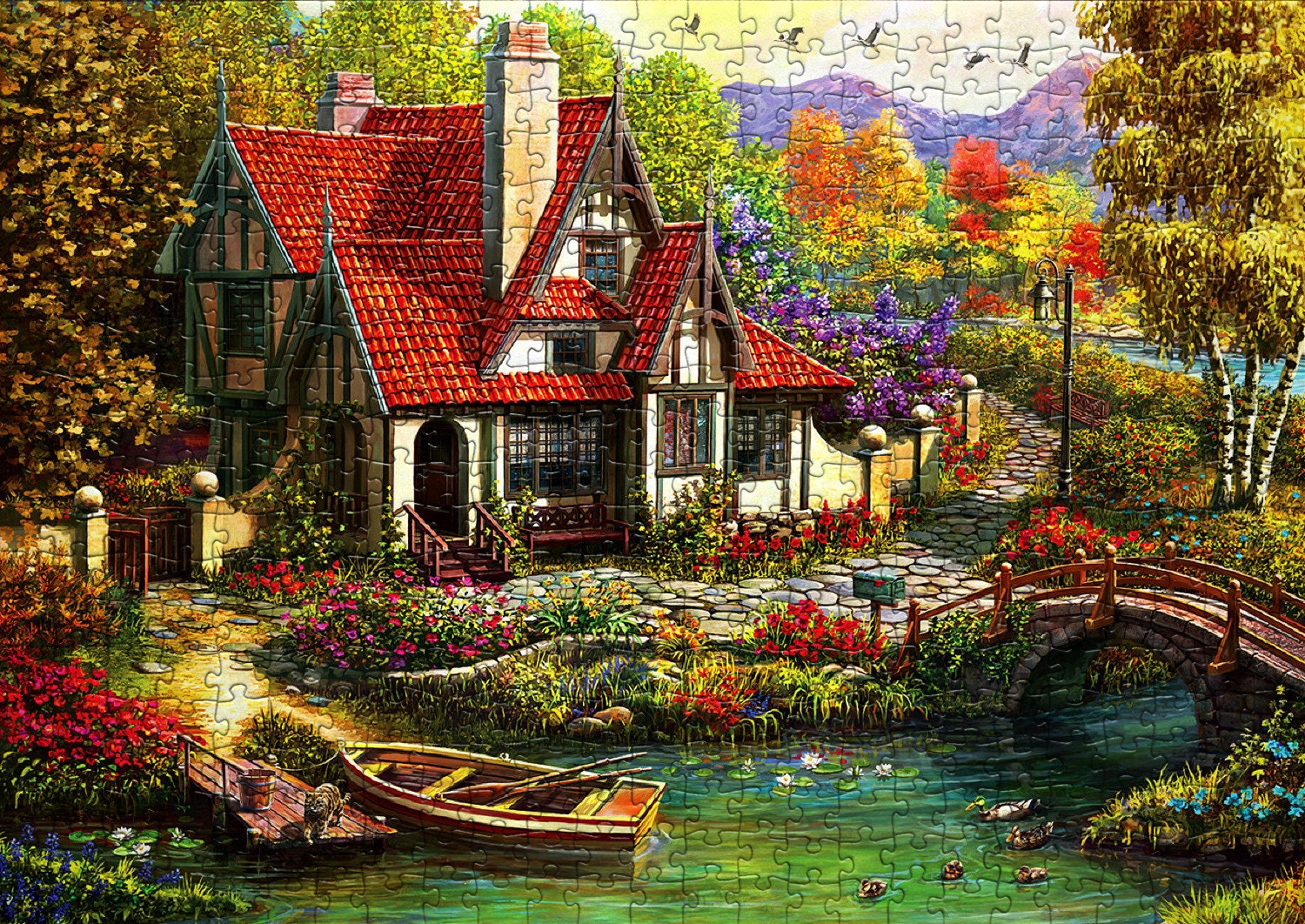 1000 Piece Jigsaw Puzzle Puzzle For Adults Colorful Puzzle Christmas T Fancy T T 