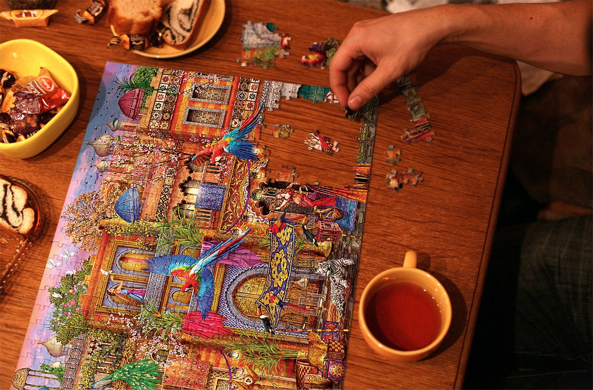 4000 Piece Jigsaw Puzzle Jigsaw Puzzle for Adults Colorful Etsy