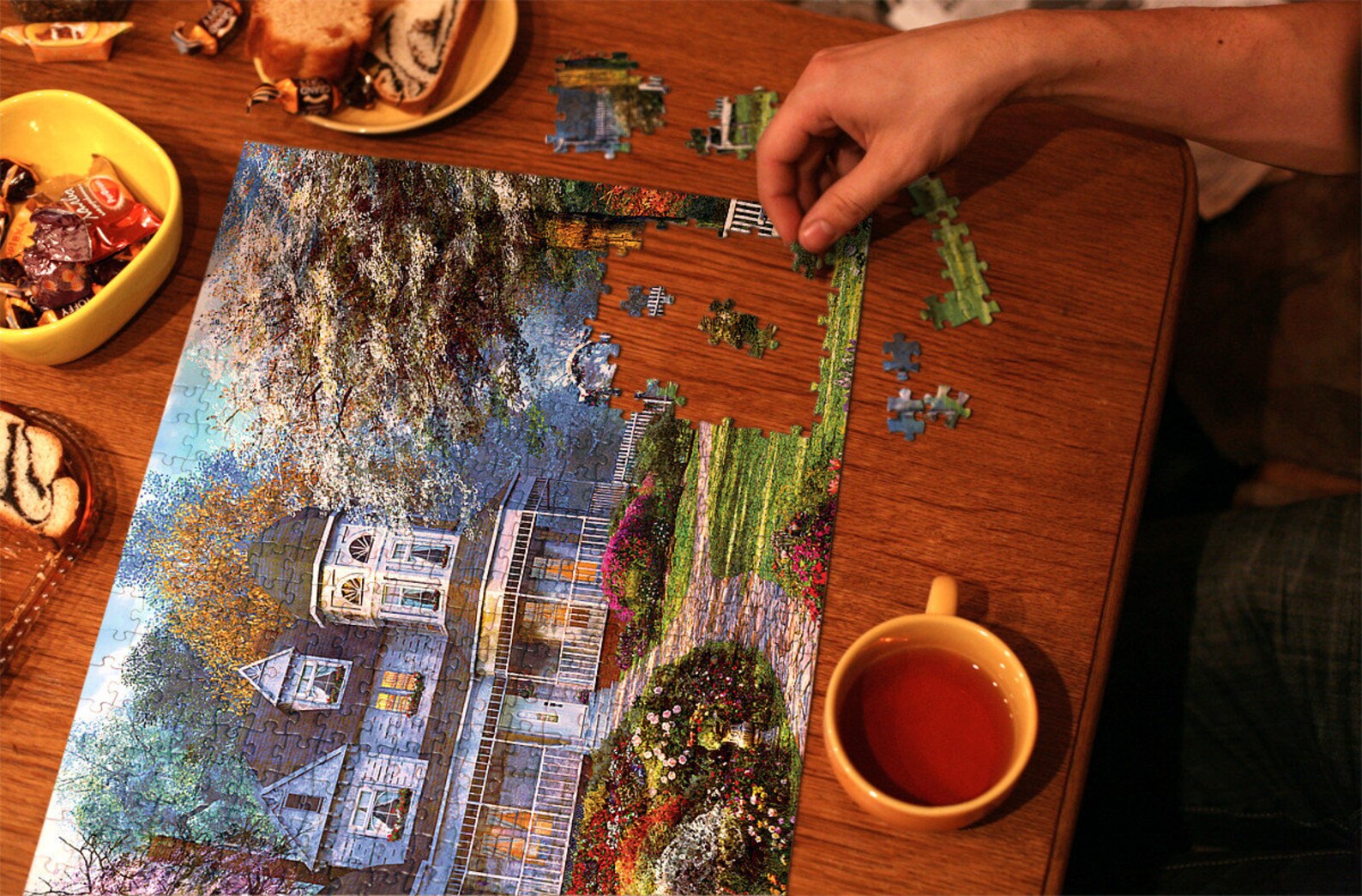 2000 Piece Jigsaw Puzzle , Jİgsaw Puzzle for Adults , Colorful Puzzle