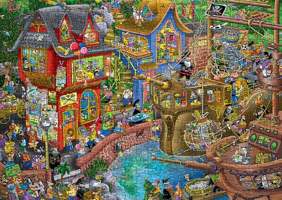 Puzzle Painter's Point Master-Pieces-72294 5000 pieces Jigsaw