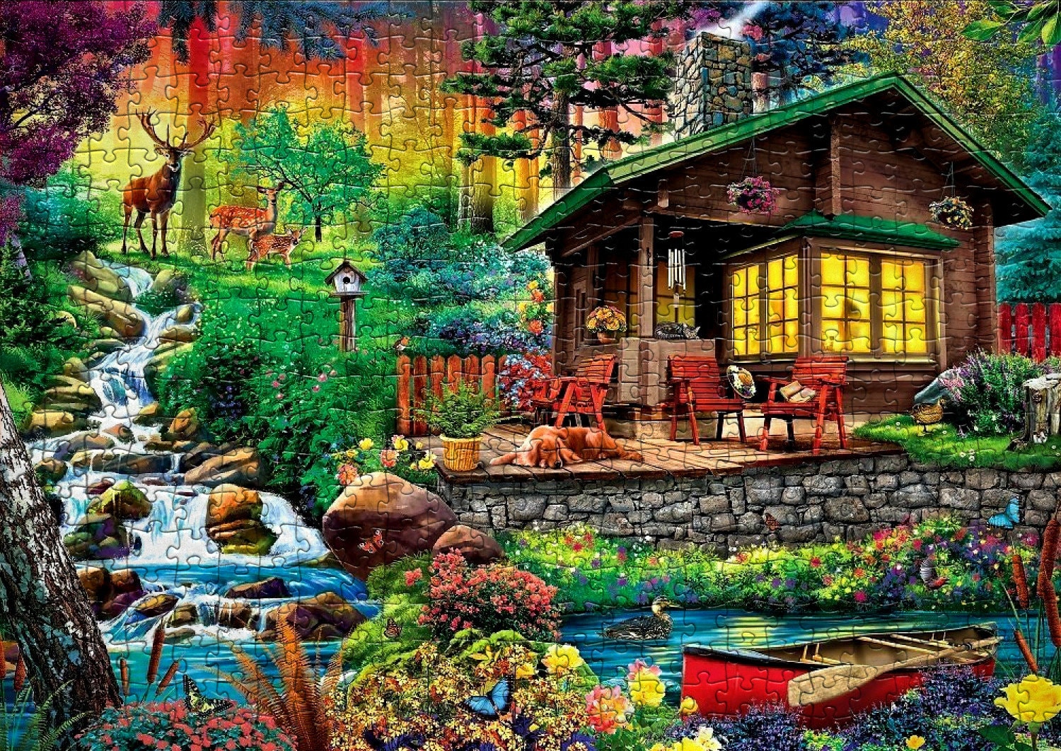 3000 Piece Jigsaw Puzzle Puzzle For Adults Colorful Puzzle Etsy