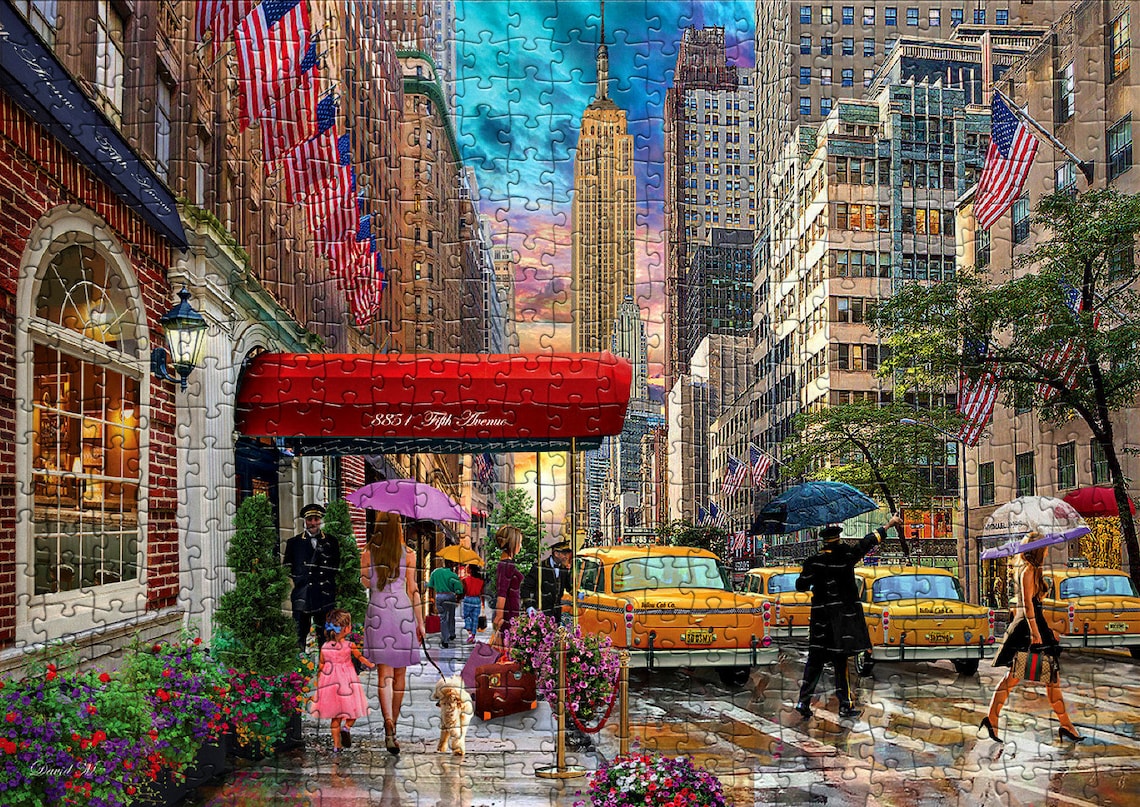 1500 Piece Jigsaw Puzzle Puzzle for Adults Colorful Puzzle Etsy
