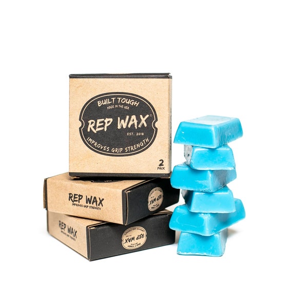 Rep Wax (6-Pack)- The Gym Chalk Alternative - Improve your Grip Strength - Made for Anything you Grip.  A perfect Christmas Stocking Stuffer