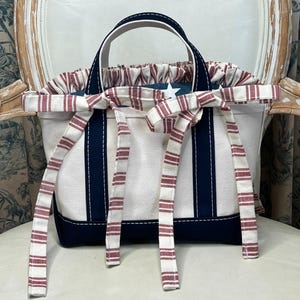 Custom Tie Boat and Tote Insert Liner USA American Flag Mini, Small, Medium, Large, X-Large (Tote is Not Included)