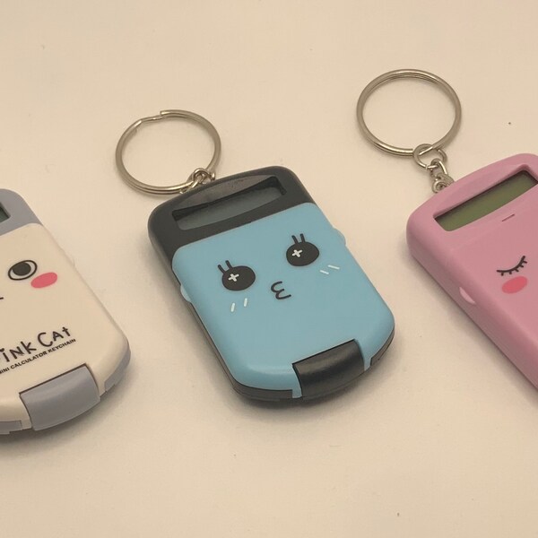 Calculator Keychain Etsy