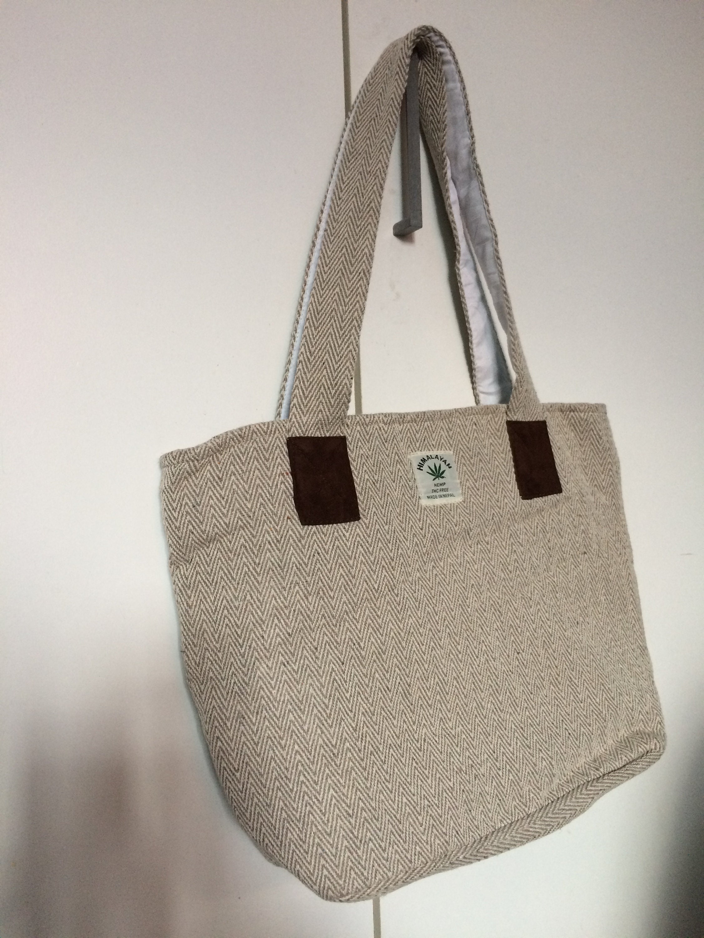 Hemp Cotton Tote Bag Etsy