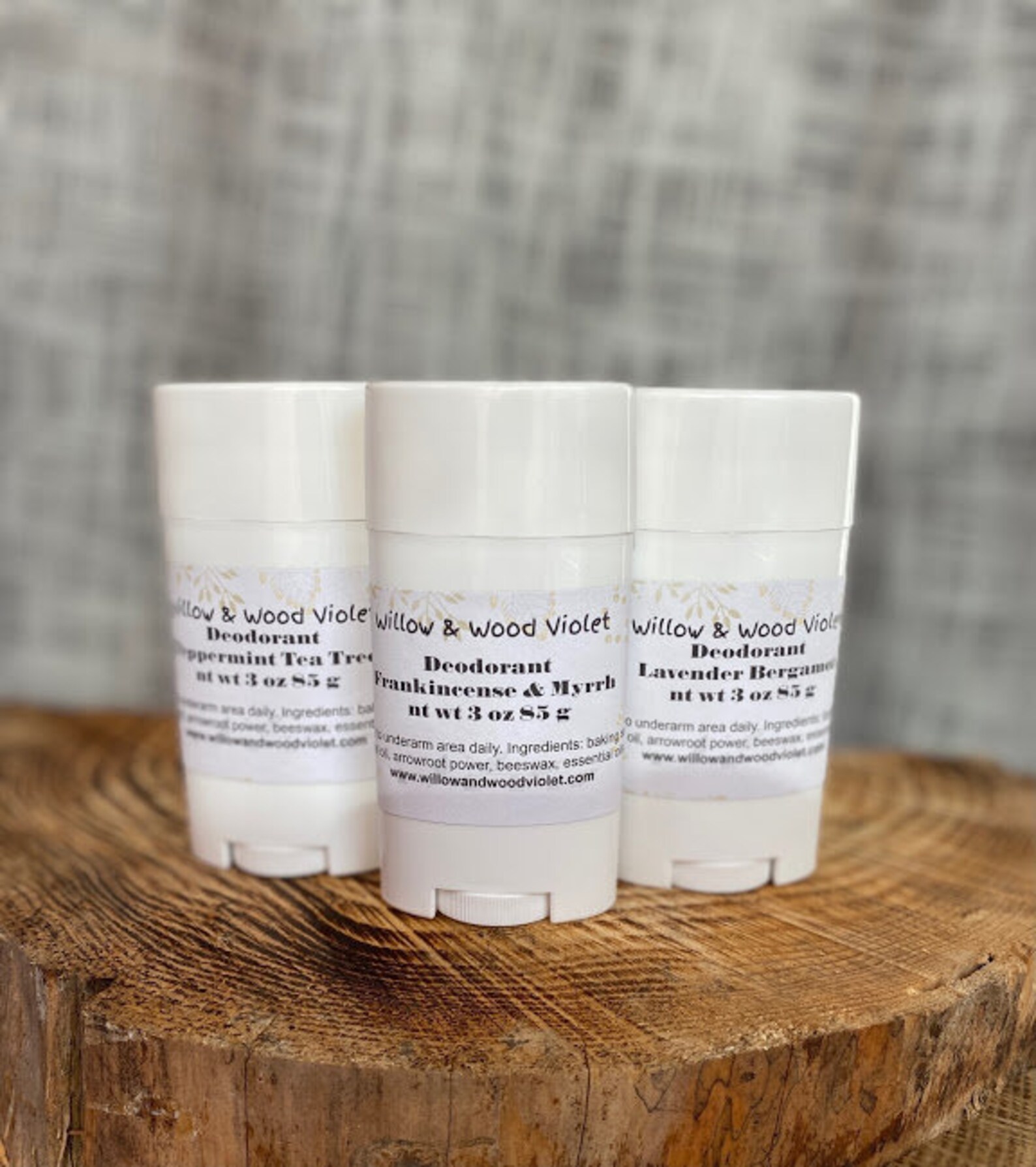 Baking Soda Deodorant Aluminum Free All Natural Essential Etsy