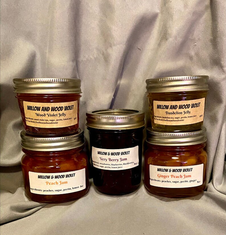 Jams & Jellies homemade all natural home canned jam small Etsy