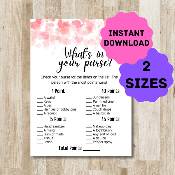 What's on Your Phone Galentine's Day Game Instant Digital Download